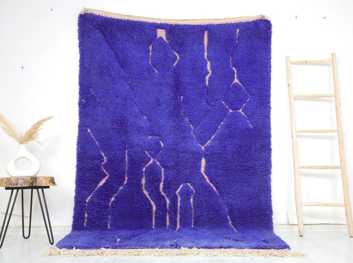 Vibrant Purple Custom Moroccan Rugs Made craftilymarrakesh.com