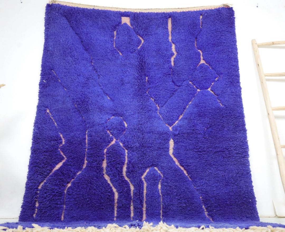 Vibrant Purple Custom Moroccan Rugs Made craftilymarrakesh.com