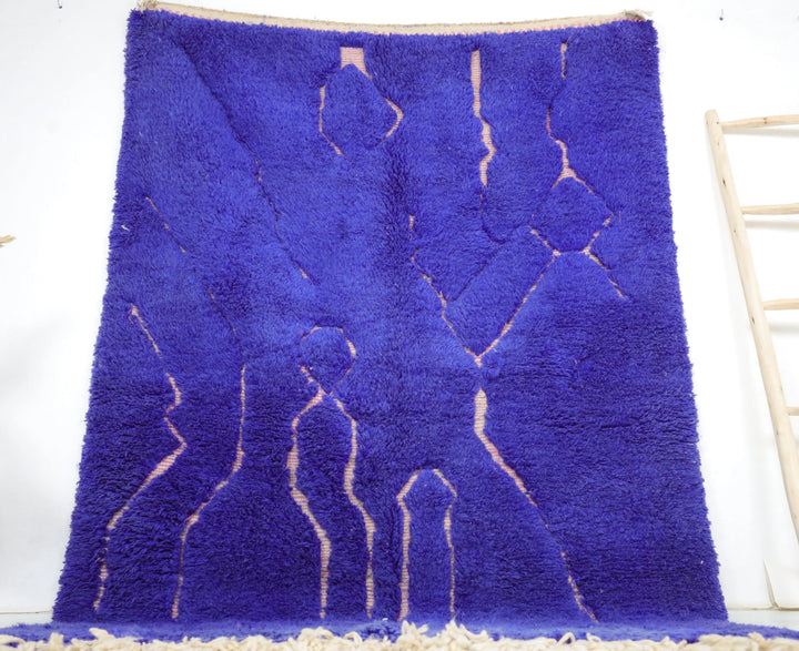 Vibrant Purple Custom Moroccan Rugs Made craftilymarrakesh.com