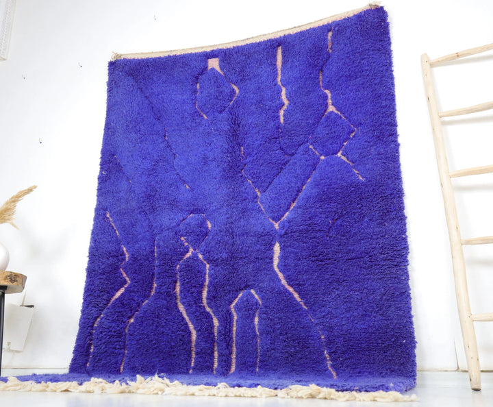 Vibrant Purple Custom Moroccan Rugs Made craftilymarrakesh.com
