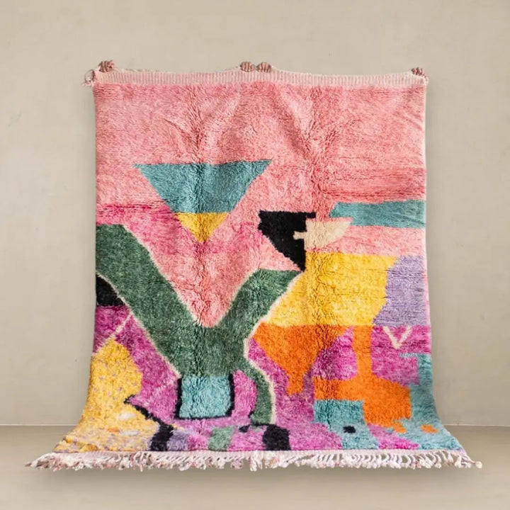 Abstract Pop Custom Moroccan Rugs Made Craftily Marrakech
