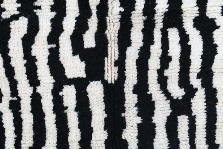 B&amp;W Stripes Custom Moroccan Rugs Made Craftily Marrakech