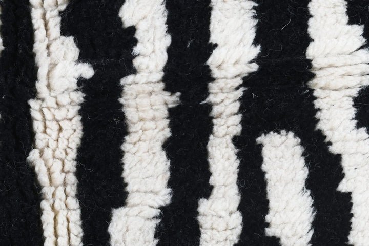 B&amp;W Stripes Custom Moroccan Rugs Made Craftily Marrakech