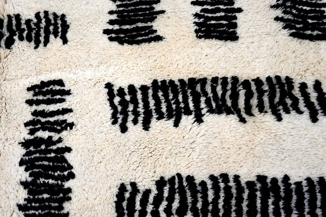 Black Weave Custom Moroccan Rugs Made Craftily Marrakech
