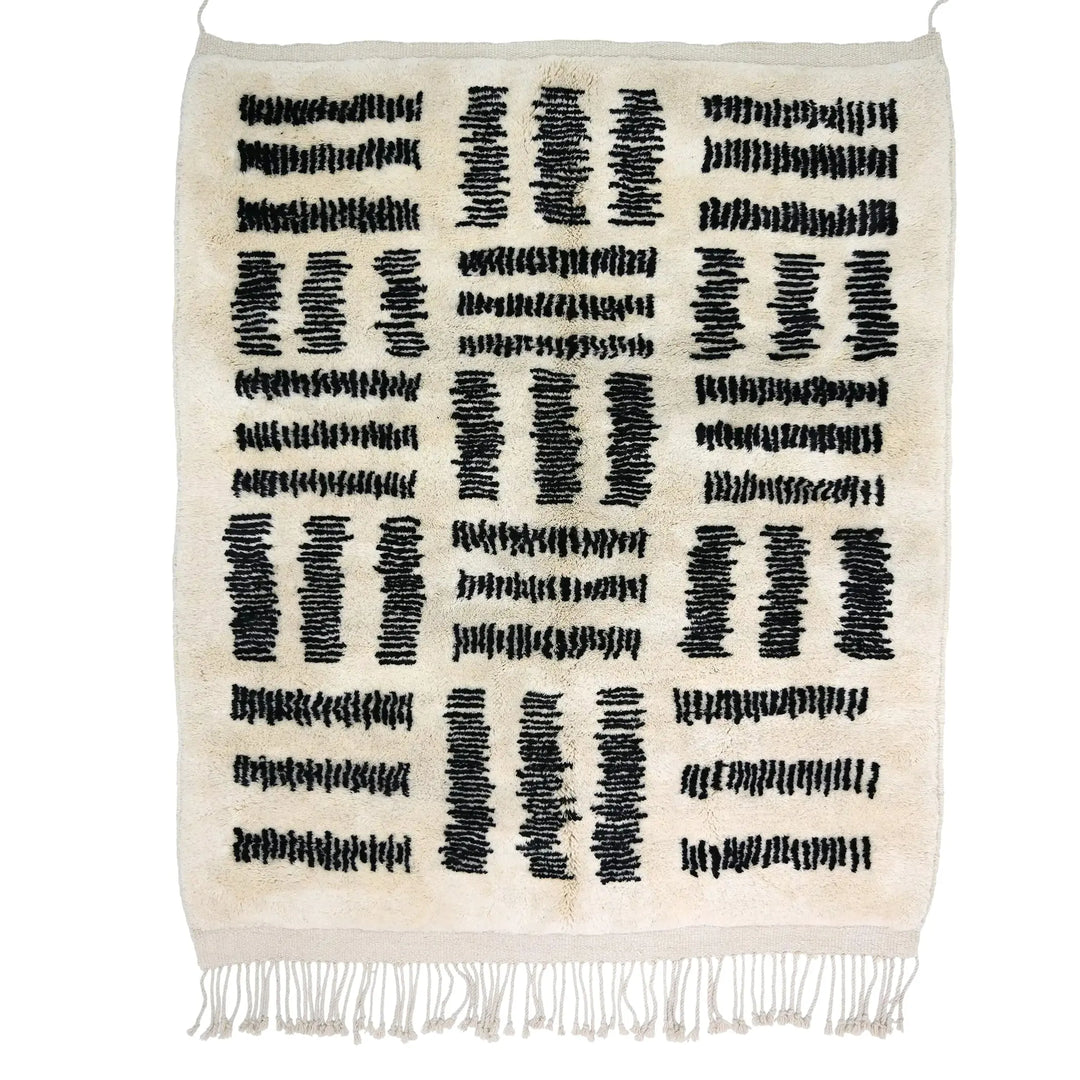 Black Weave Custom Moroccan Rugs Made Craftily Marrakech
