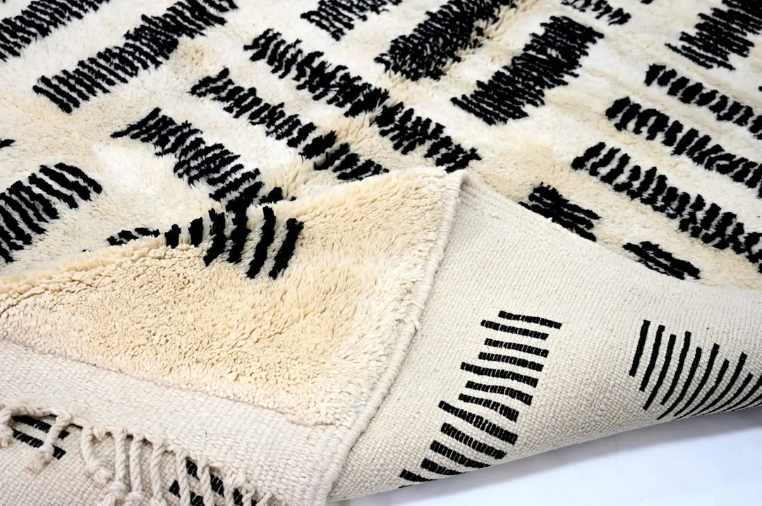 Black Weave Custom Moroccan Rugs Made Craftily Marrakech
