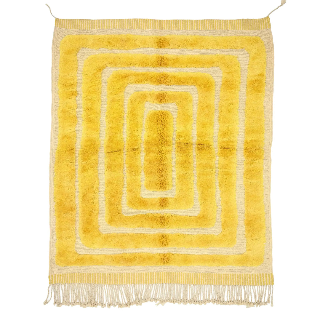 Chromatic Gold Custom Moroccan Rugs Made Craftily Marrakech