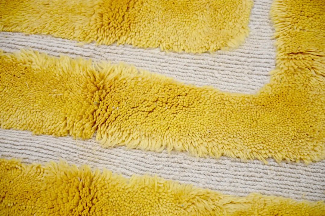 Chromatic Gold Custom Moroccan Rugs Made Craftily Marrakech
