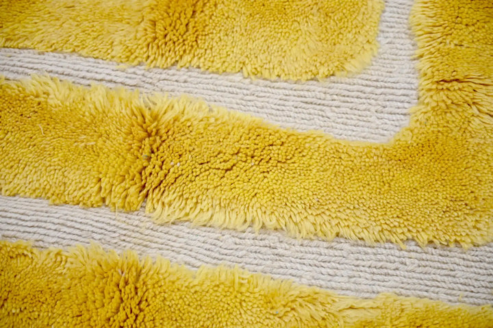 Chromatic Gold Custom Moroccan Rugs Made Craftily Marrakech