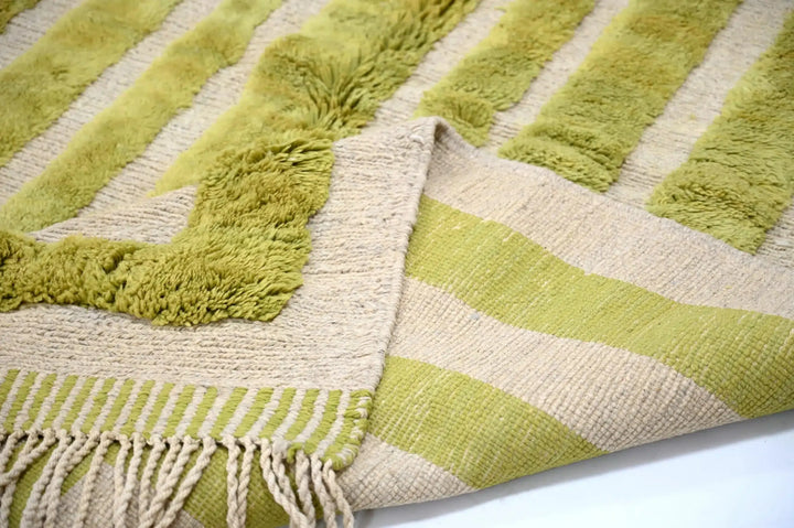 Chromatic Green Custom Moroccan Rugs Made Craftily Marrakech