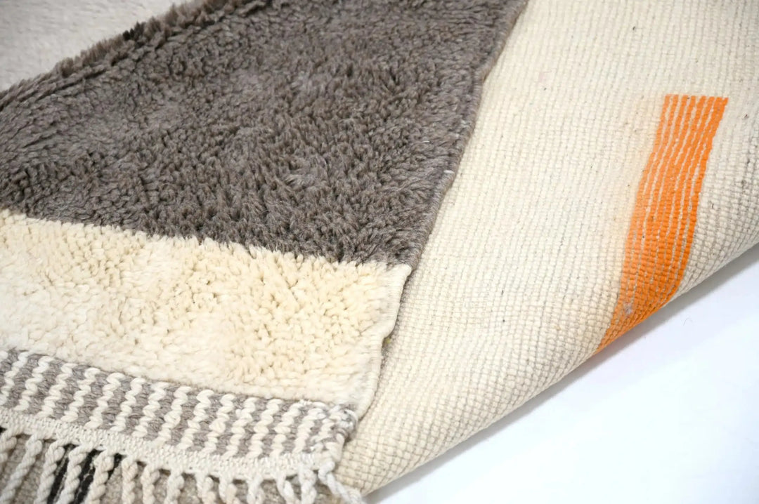 Contrast Grey Custom Moroccan Rugs Made Craftily Marrakech
