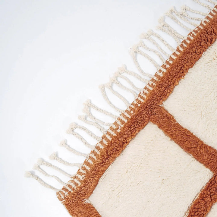 Gridwork Delight Custom Moroccan Rugs Made craftilymarrakesh.com