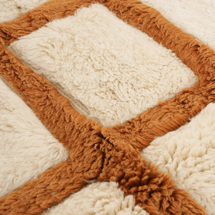 Gridwork Delight Custom Moroccan Rugs Made craftilymarrakesh.com