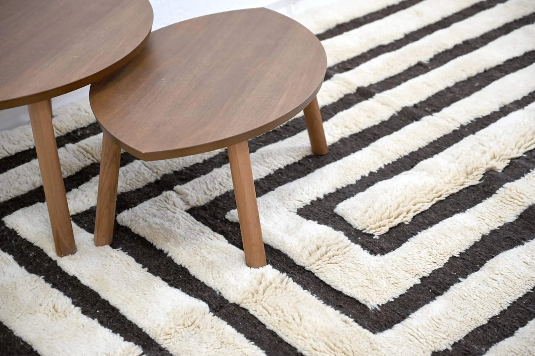 Geometric  Custom Moroccan Rugs Made Craftily Marrakech