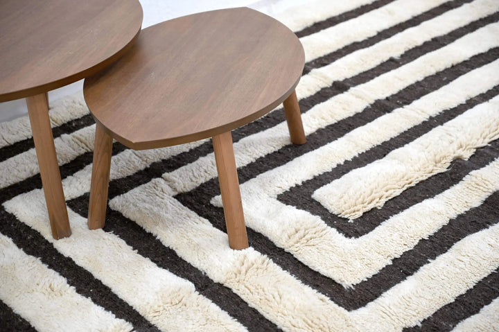 Geometric  Custom Moroccan Rugs Made Craftily Marrakech
