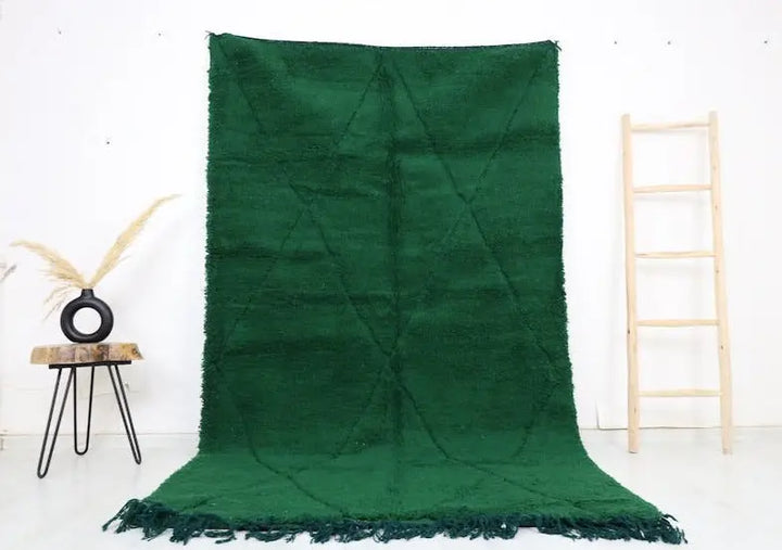 Authentic Green Custom Moroccan Rugs Made craftilymarrakesh.com