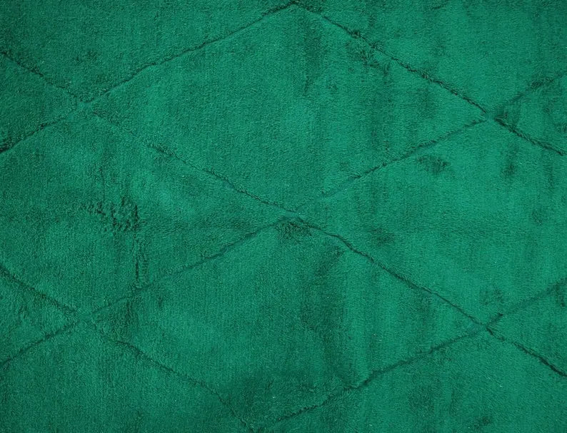 Authentic Green Custom Moroccan Rugs Made craftilymarrakesh.com