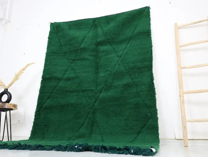 Authentic Green Custom Moroccan Rugs Made craftilymarrakesh.com
