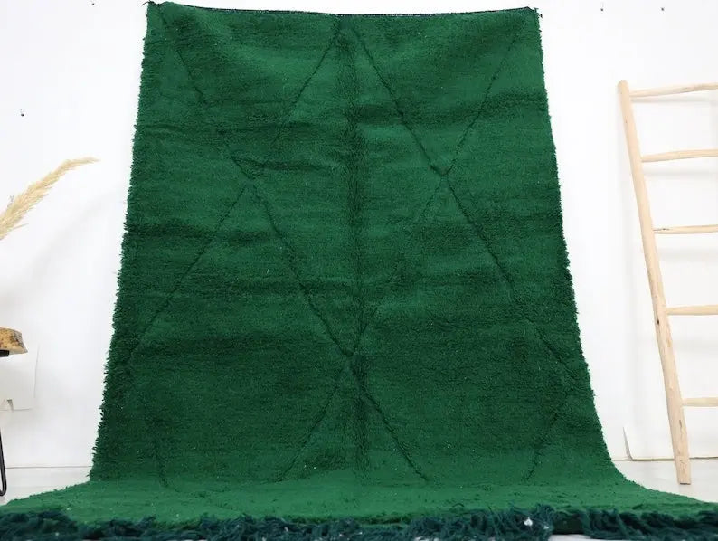 Authentic Green Custom Moroccan Rugs Made craftilymarrakesh.com