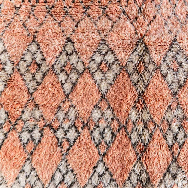 Peach Berber Custom Moroccan Rugs Made Craftily Marrakech