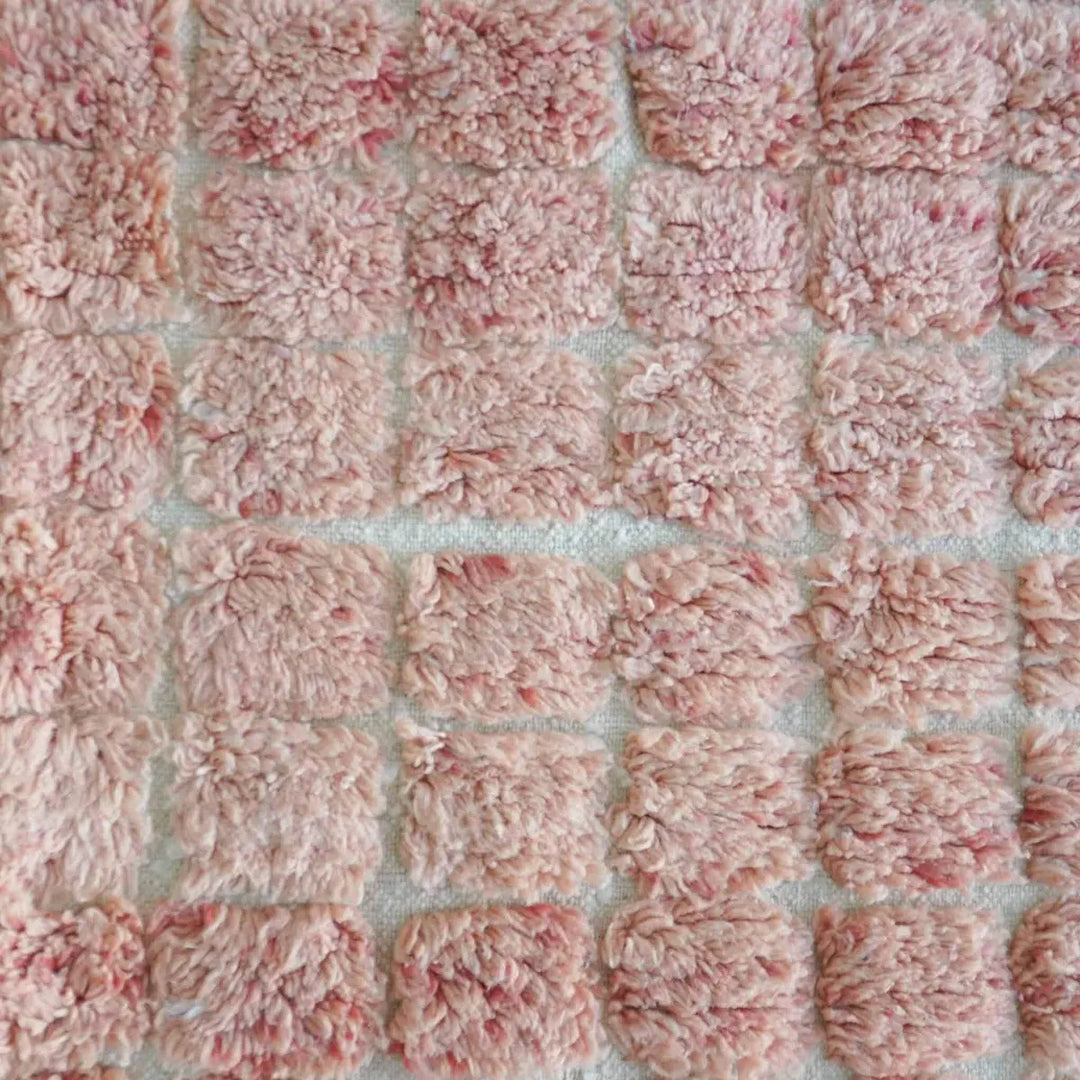 Peach Plush  Custom Moroccan Rugs Made Craftily Marrakech