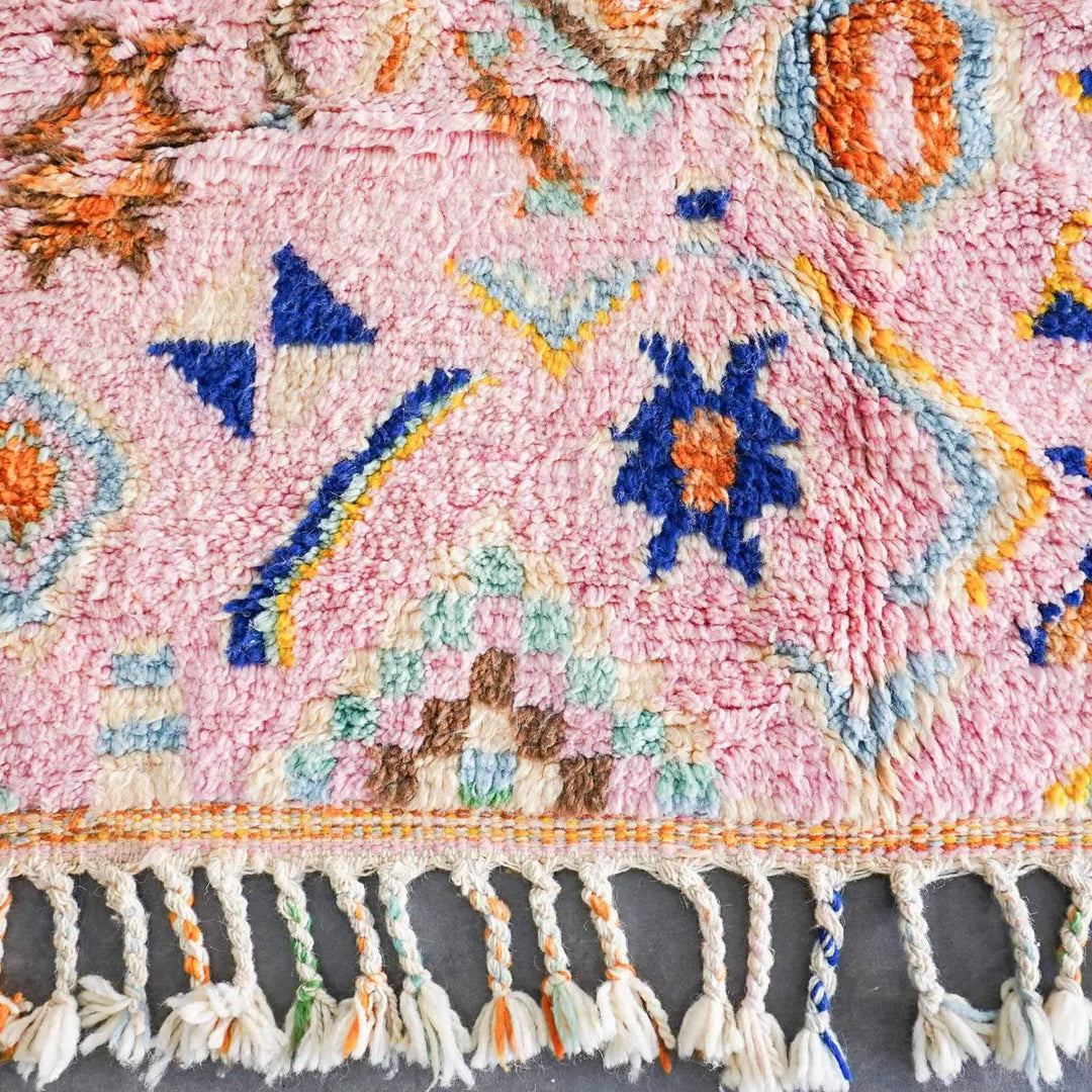 Tropical Bloom Custom Moroccan Rugs Made Craftily Marrakech