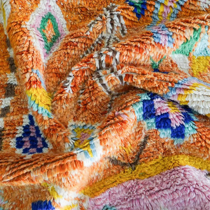 Tropical Bloom Custom Moroccan Rugs Made Craftily Marrakech