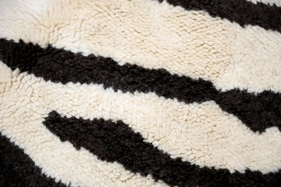 Zebra Berber Custom Moroccan Rugs Made Craftily Marrakech