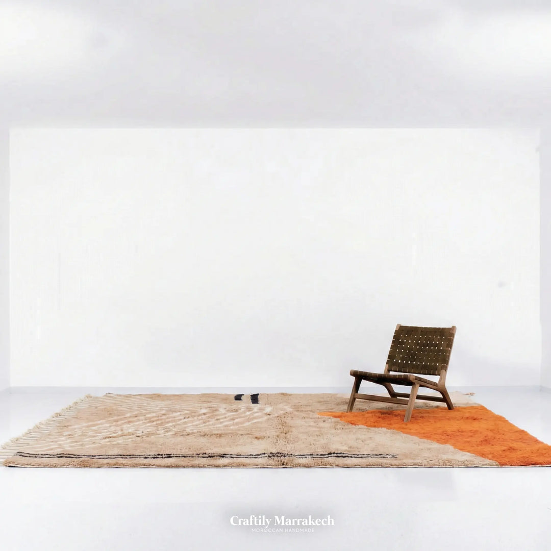 Custom Beni Mrirt Moroccan Rug - Desert Mirage