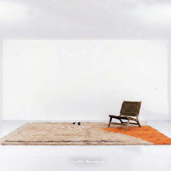 Custom Beni Mrirt Moroccan Rug - Desert Mirage
