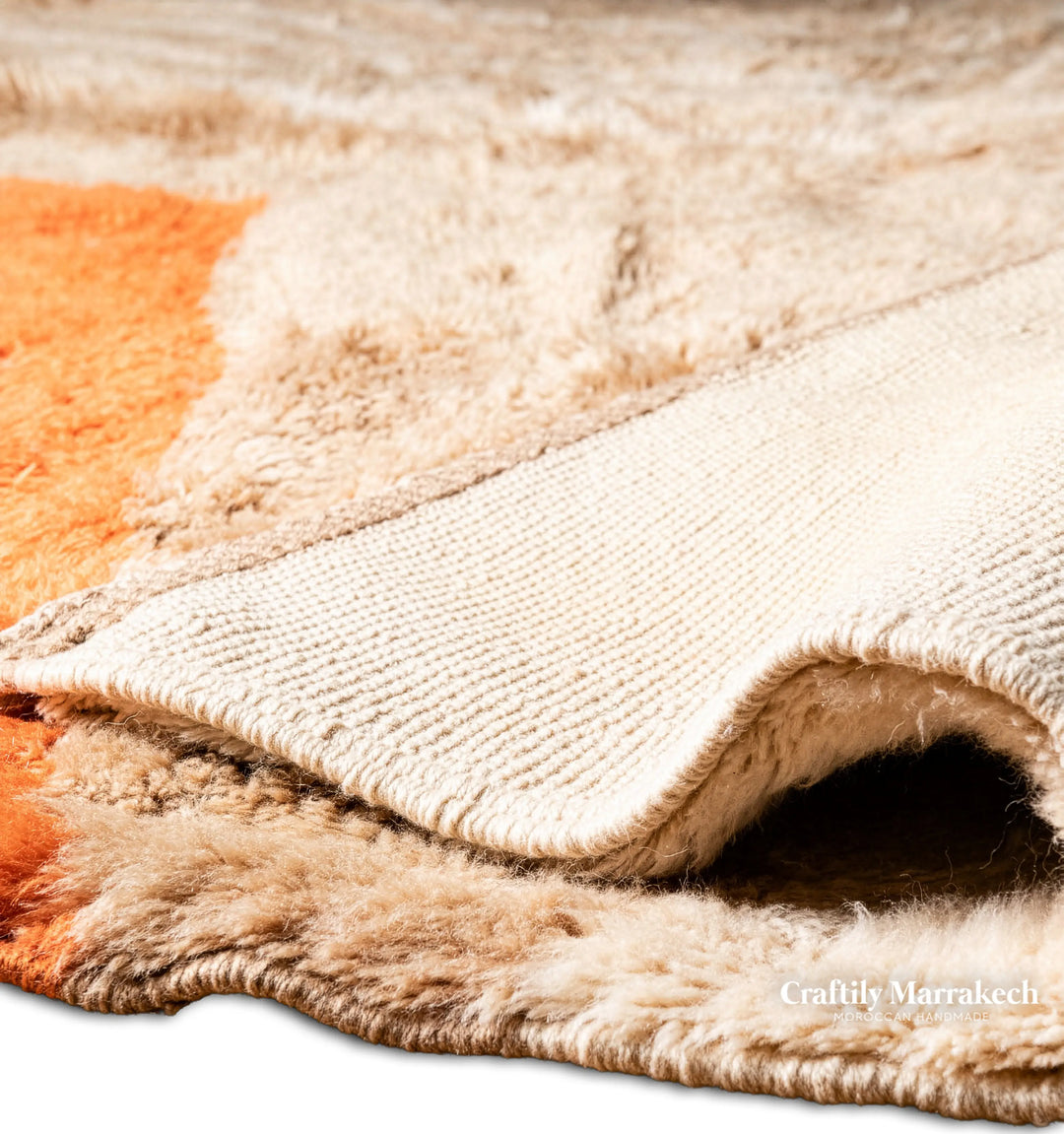 Custom Beni Mrirt Moroccan Rug - Desert Mirage
