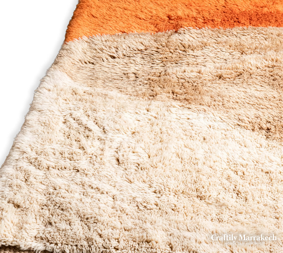 Custom Beni Mrirt Moroccan Rug - Desert Mirage