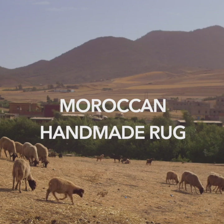 Zigzag Blue Custom Moroccan Rugs Made