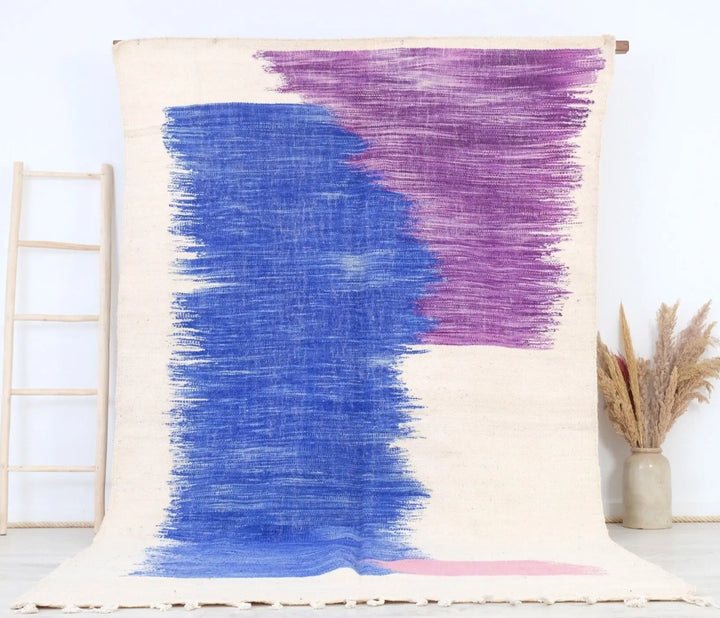 Purple Lqada Custom Moroccan Rugs Made craftilymarrakesh.com