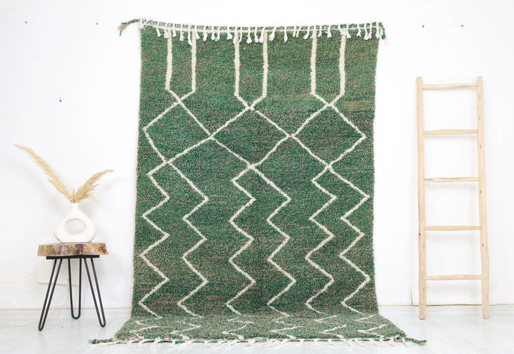 Forest Green Custom Moroccan Rugs Made craftilymarrakesh.com