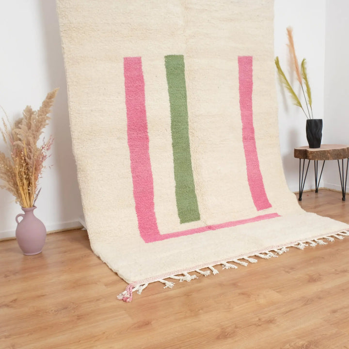 Pastel Stripe Custom Moroccan Rugs Made craftilymarrakesh.com
