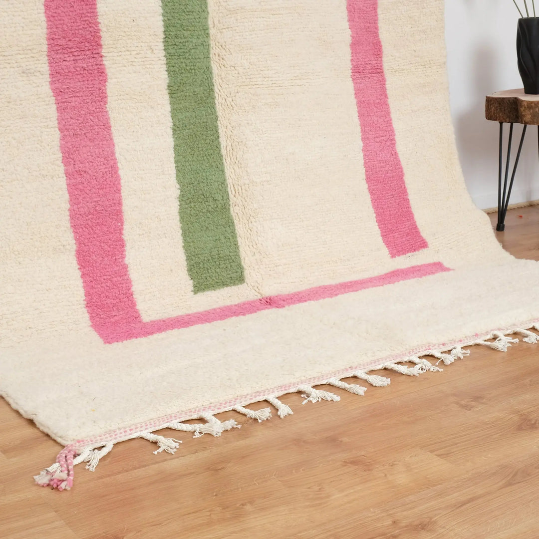 Pastel Stripe Custom Moroccan Rugs Made craftilymarrakesh.com