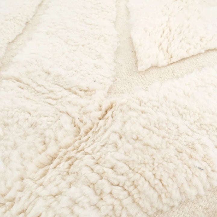 Soft Cream Custom Moroccan Rugs Made craftilymarrakesh.com