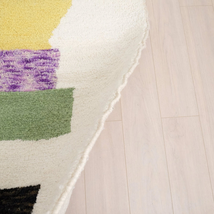 Abstract Color Block Moroccan Rugs Made craftilymarrakesh.com