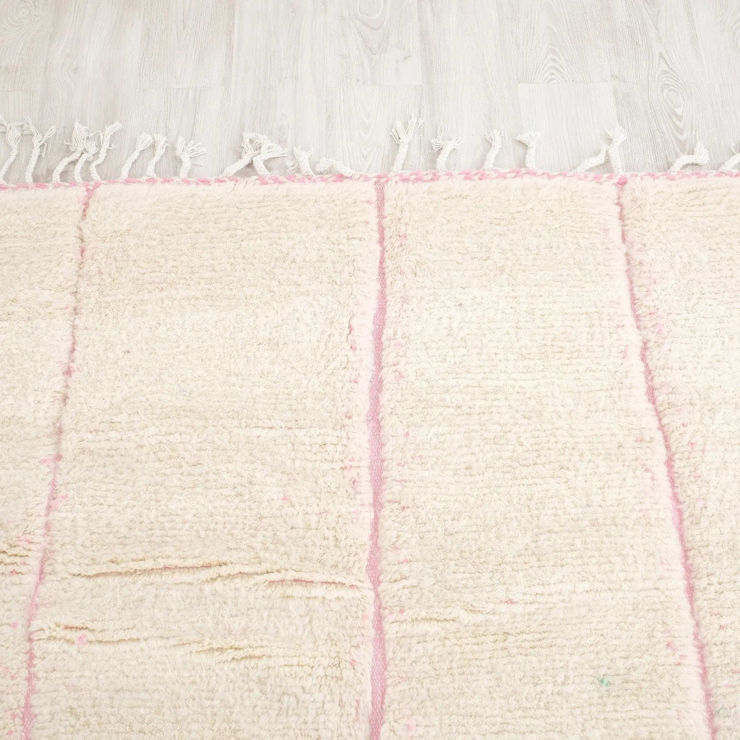Pink Grid Custom Moroccan Rugs Made craftilymarrakesh.com