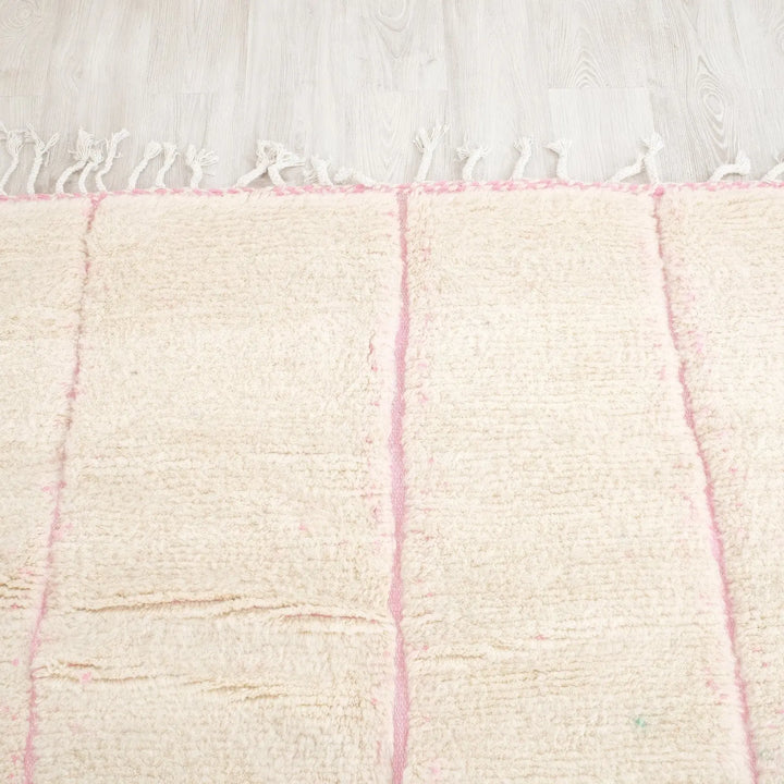 Pink Grid Custom Moroccan Rugs Made craftilymarrakesh.com