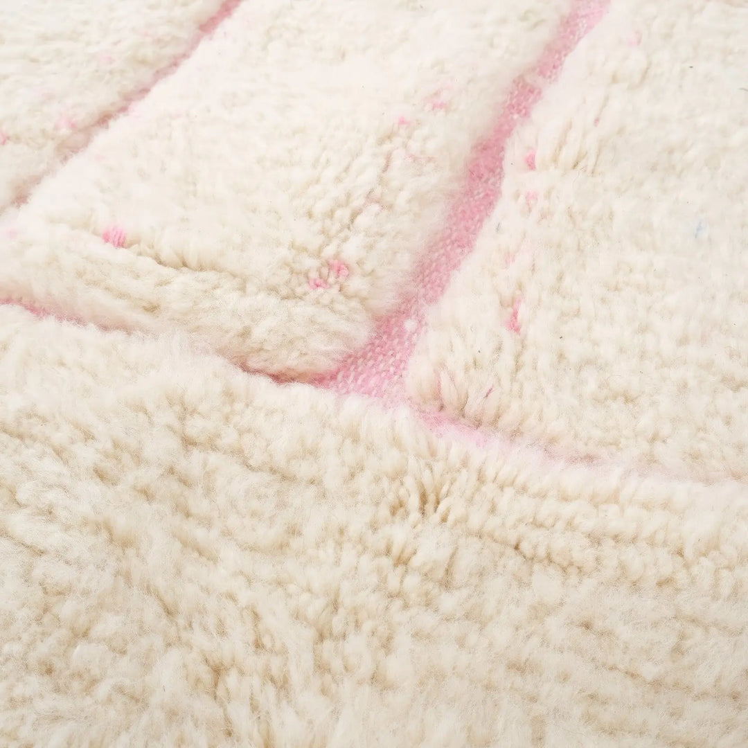 Pink Grid Custom Moroccan Rugs Made craftilymarrakesh.com