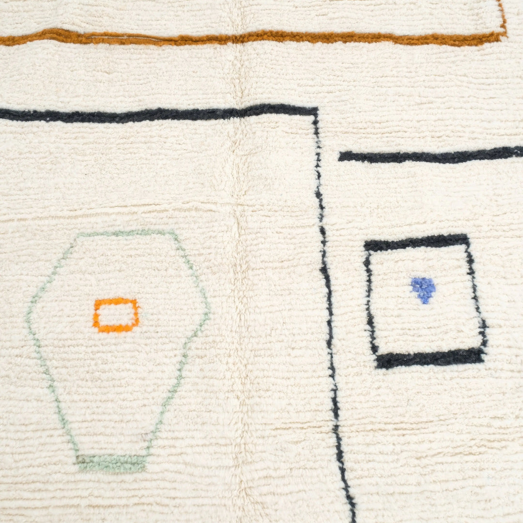 Abstract Line Custom Art Moroccan Rugs Made craftilymarrakesh.com