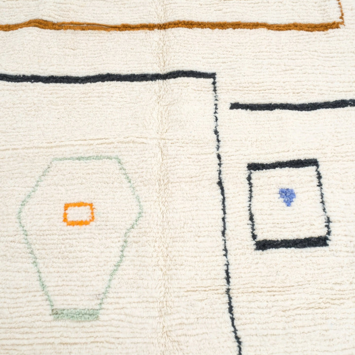 Abstract Line Custom Art Moroccan Rugs Made craftilymarrakesh.com