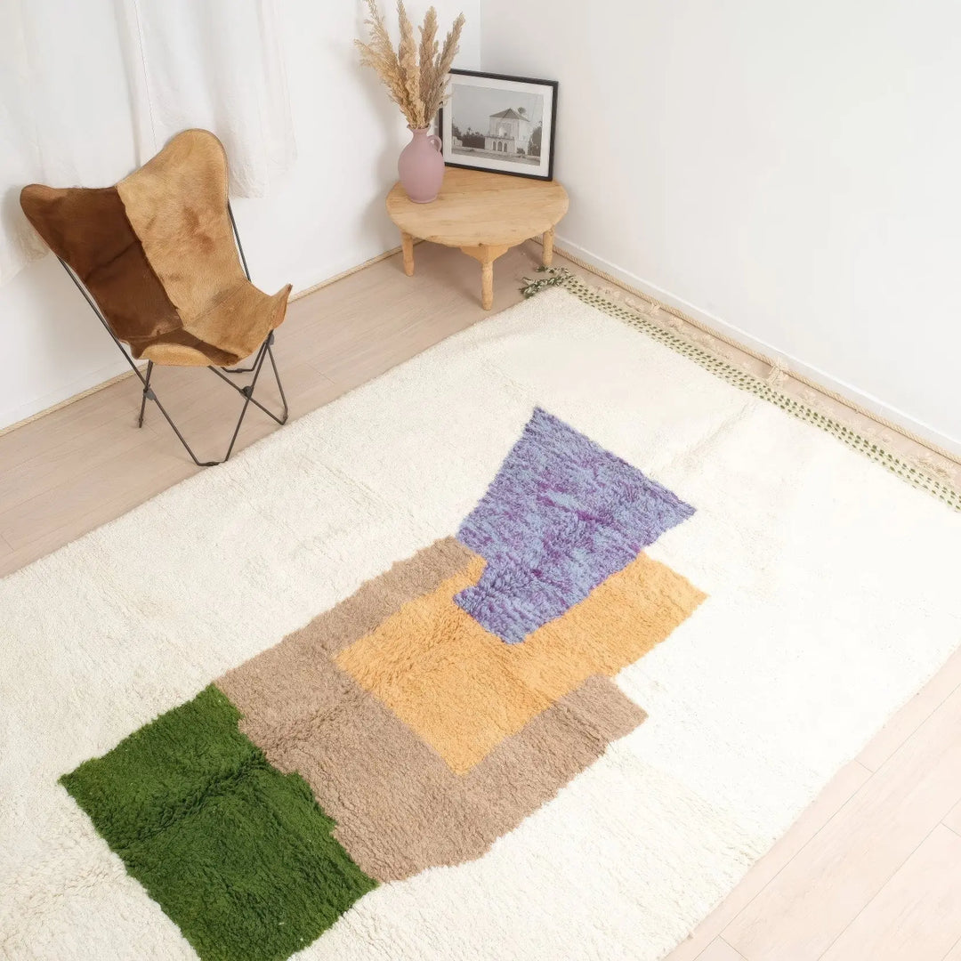 Modern beni rug Custom Moroccan Rugs Made craftilymarrakesh.com