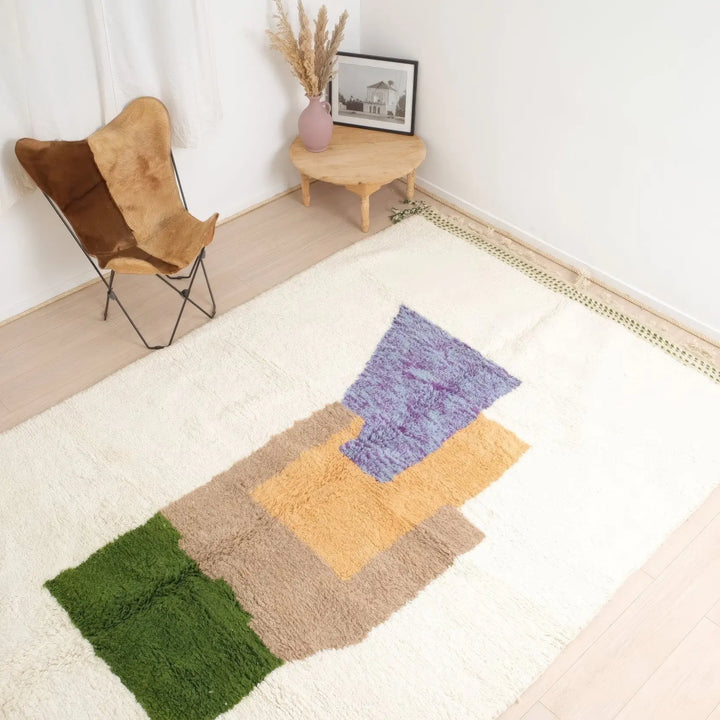 Modern beni rug Custom Moroccan Rugs Made craftilymarrakesh.com
