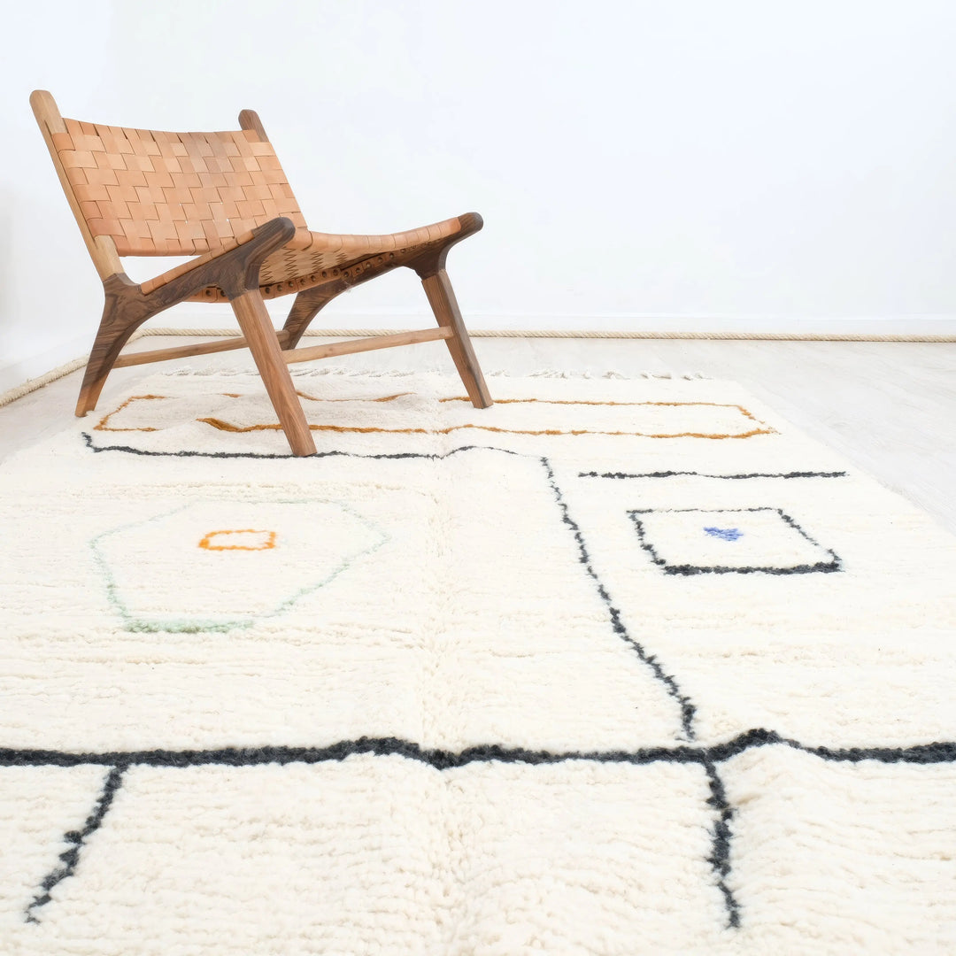 Abstract Line Custom Art Moroccan Rugs Made craftilymarrakesh.com
