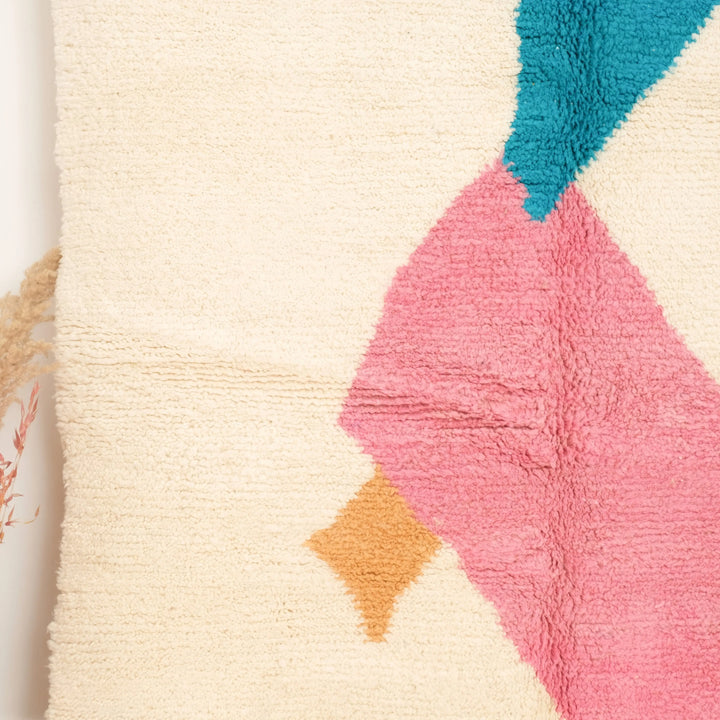 Sunrise beni rug Custom Moroccan Rugs Made craftilymarrakesh.com