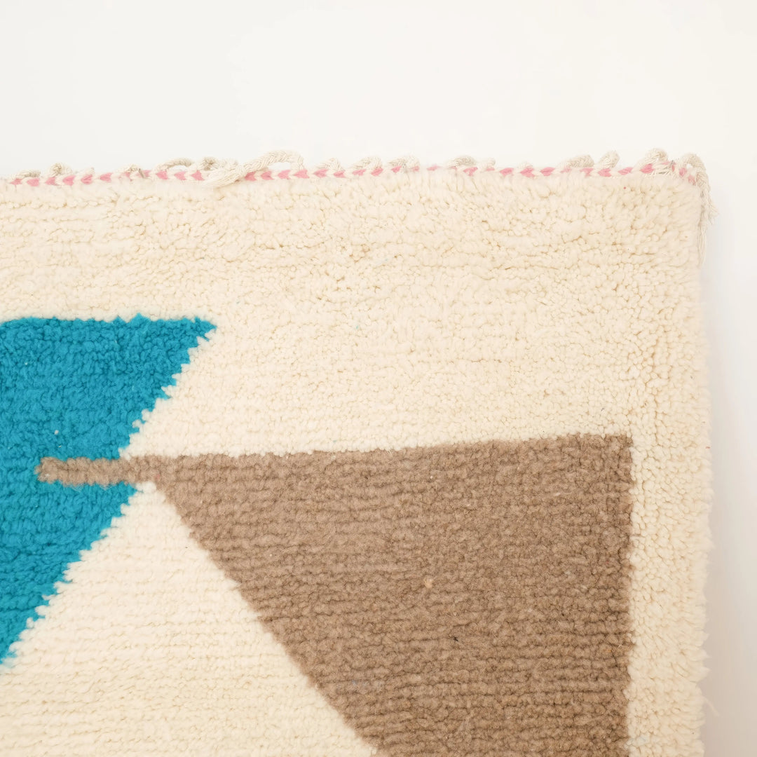Sunrise beni rug Custom Moroccan Rugs Made craftilymarrakesh.com