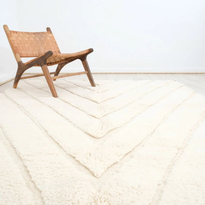 Soft Cream Custom Moroccan Rugs Made craftilymarrakesh.com